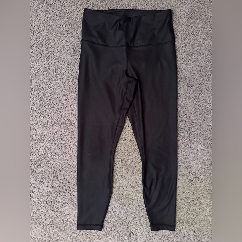 Never Worn! 90° DEGREE BY REFLEX FAUX LEATHER SHINY LEGGINGS / SMALL